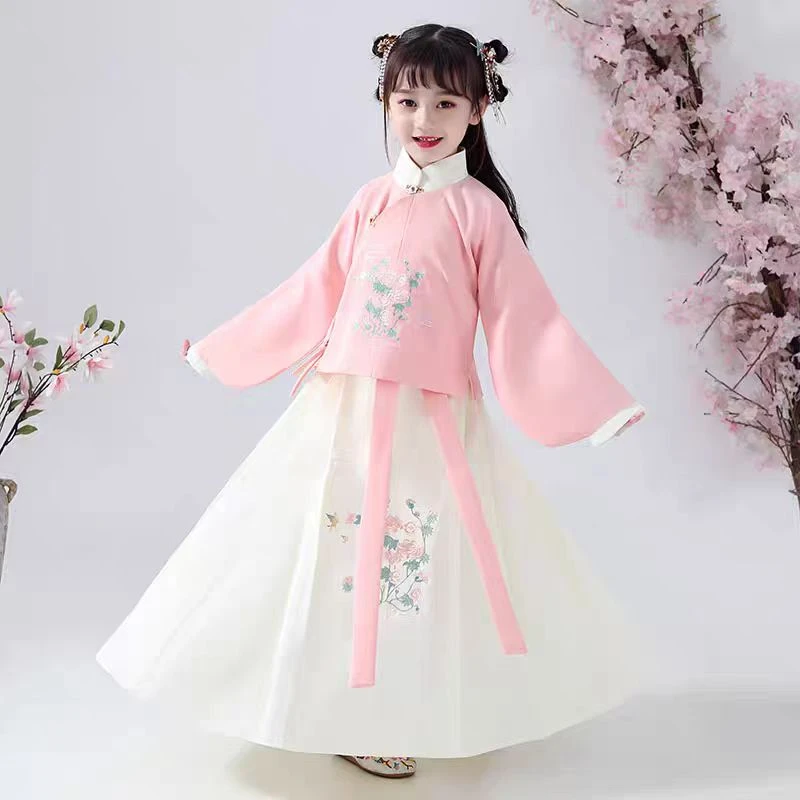 惜韩(084）童装汉服芙蓉出水