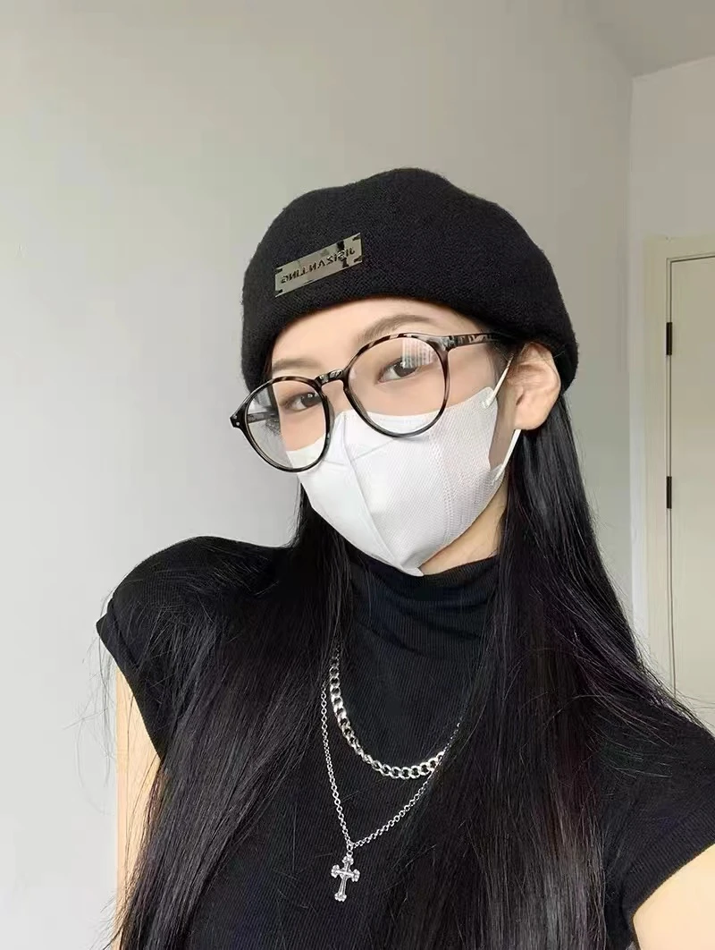 【过款链接】秋冬款潮流渔夫帽贝雷帽时尚百搭毛呢ins小香风复古