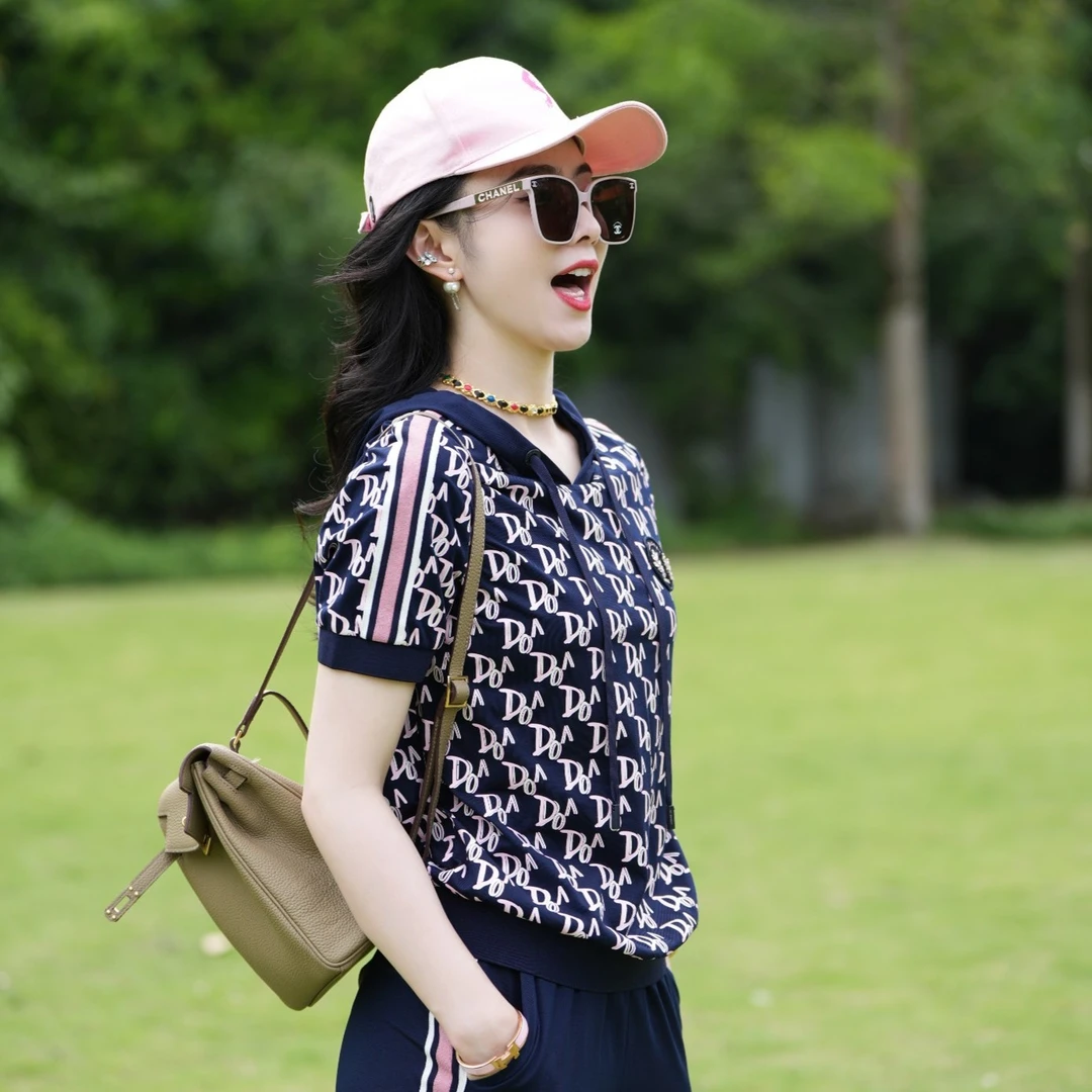 十二篮夏季女装新款洋气时尚休闲宽松印花显瘦百搭减龄7C53260380