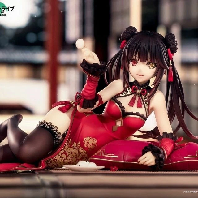 现货优质约会作战时崎狂中国手办旗袍泳装动漫摆件ver模型美少女