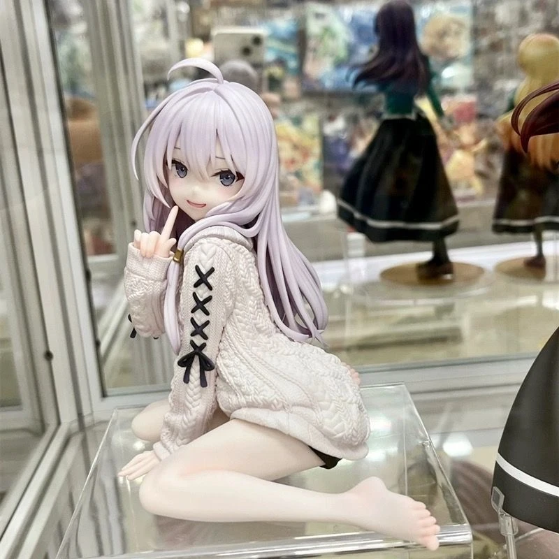 魔女之旅伊蕾娜手办坐姿毛衣针织连衣裙回头动漫二次元美少女摆件