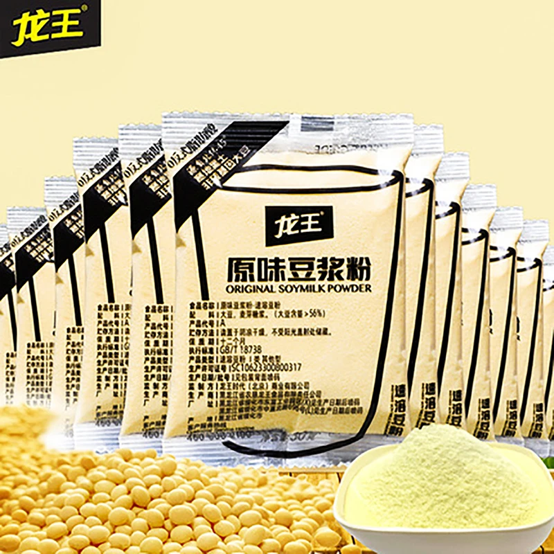 龙王豆浆粉非转基因大豆甜味豆浆粉营养早餐豆浆小包装冲饮30包