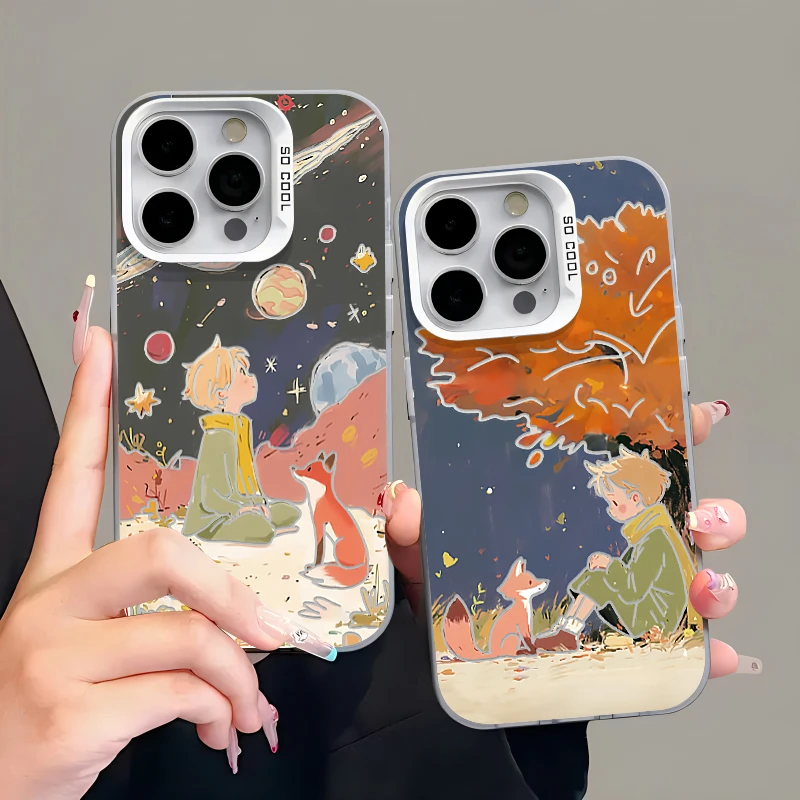 枫树狐狸王子iPhone15/14/11手机壳苹果13元气壳华为vivo小米oppo