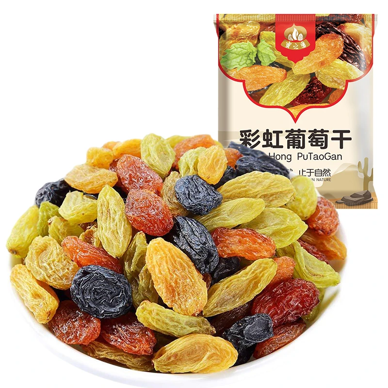 蜜之番新疆特产混合彩虹葡萄干