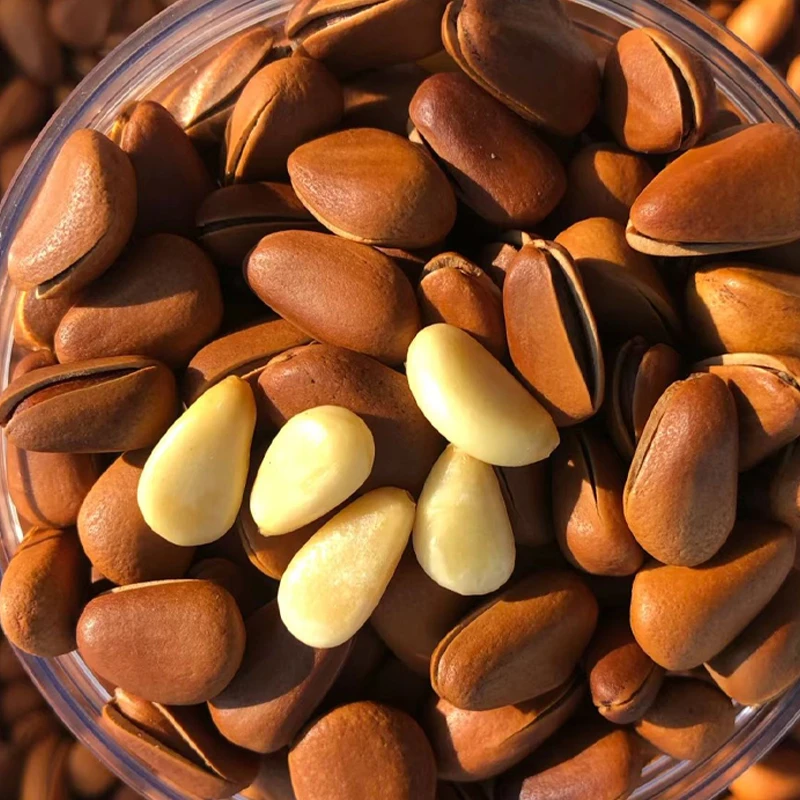 云南手剥 开口特级大颗粒松子 散装坚果炒货干果原味零食250g袋装