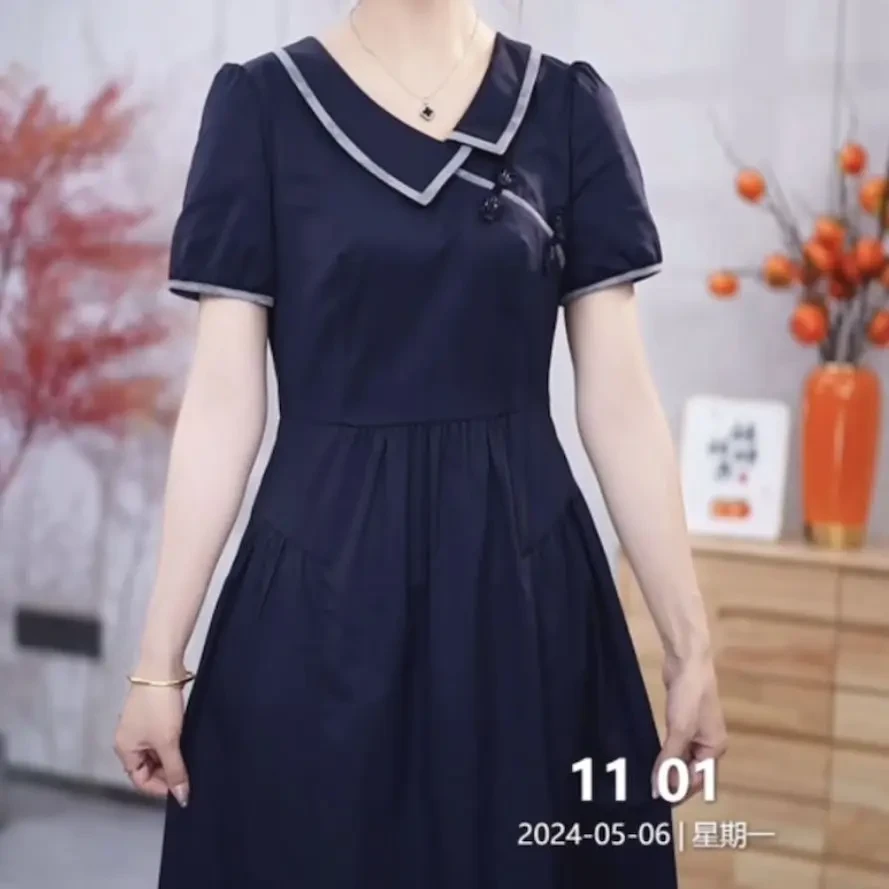 【J42】2024新款连衣裙修身减龄气质显瘦优雅礼服裙子