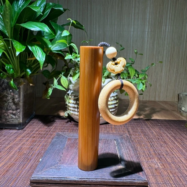 实心竹～红皮料祥云如意竹