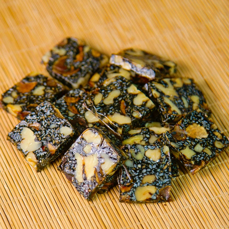 小妮家阿胶糕黑芝麻独立真空拍3斤送1斤 到手4斤工厂新鲜营养食用