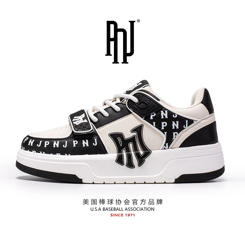 PNJ美国潮牌春秋休闲小众厚底情侣韩版INS运动鞋情侣增高防滑鞋子