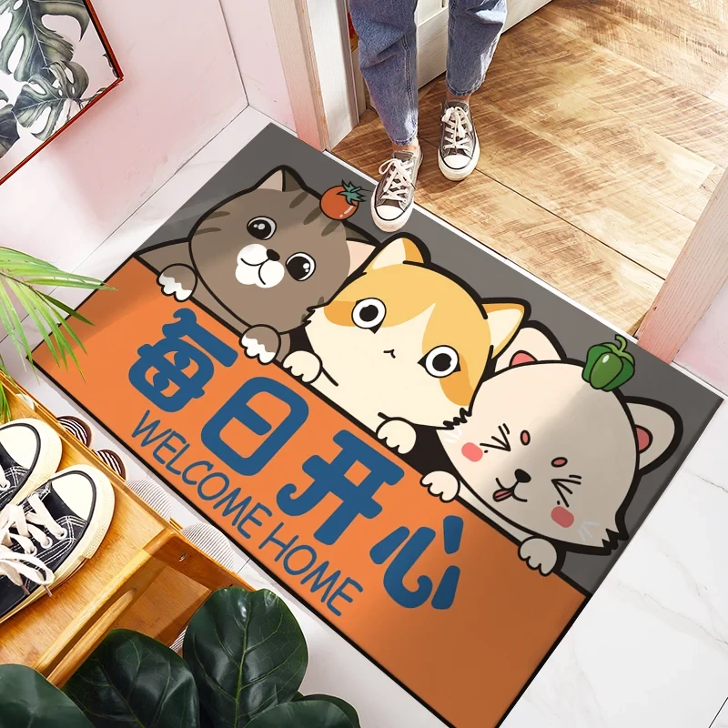 地垫脚垫浴室门口入户门垫家用门外防滑耐脏玄关进户40x60cm地毯2