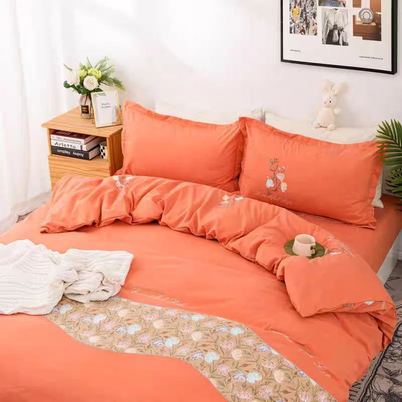 【1.5被套】120S高支高密贡缎斜纹棉单人被套150*200柔软亲肤四季