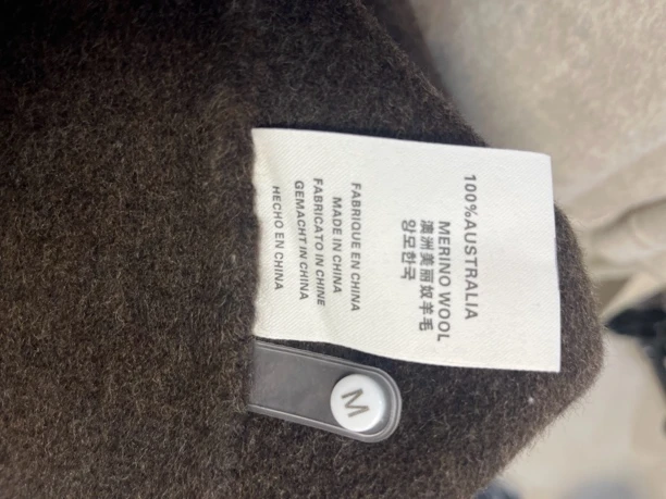 Yiyi亿艺/冬季新款羊毛大衣气质加厚长款双面同料外套