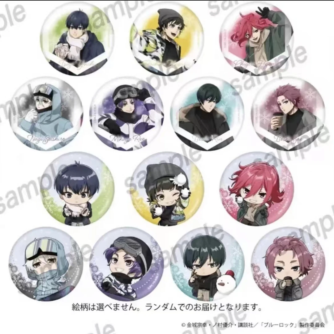 蓝色监狱 蓝锁 卡拉ok招财猫 徽章 盲盒产品 动漫收藏