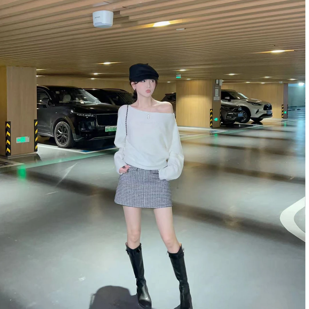 【芝士Cheese】柔软时光优雅显瘦气质百搭法式多种穿法慵懒毛衣上衣