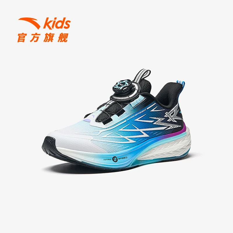 安踏儿童男女童跑鞋2025款网面舒适防滑耐磨青少年运动犟弹跑鞋