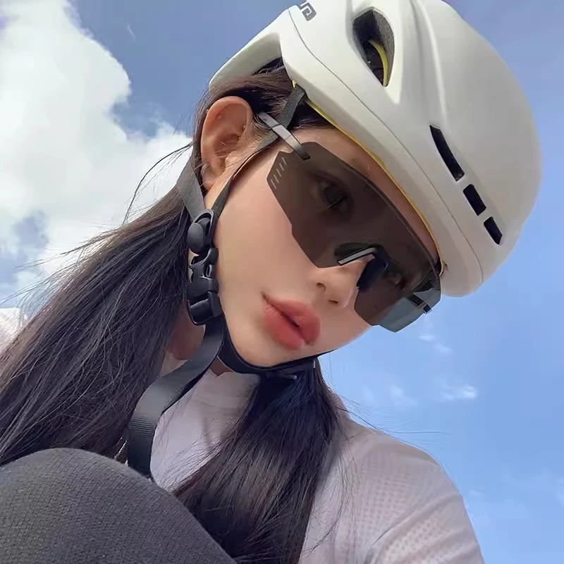 骑车防风眼镜防晒防紫外线登山公路车护目镜黑色墨镜太阳镜男女款