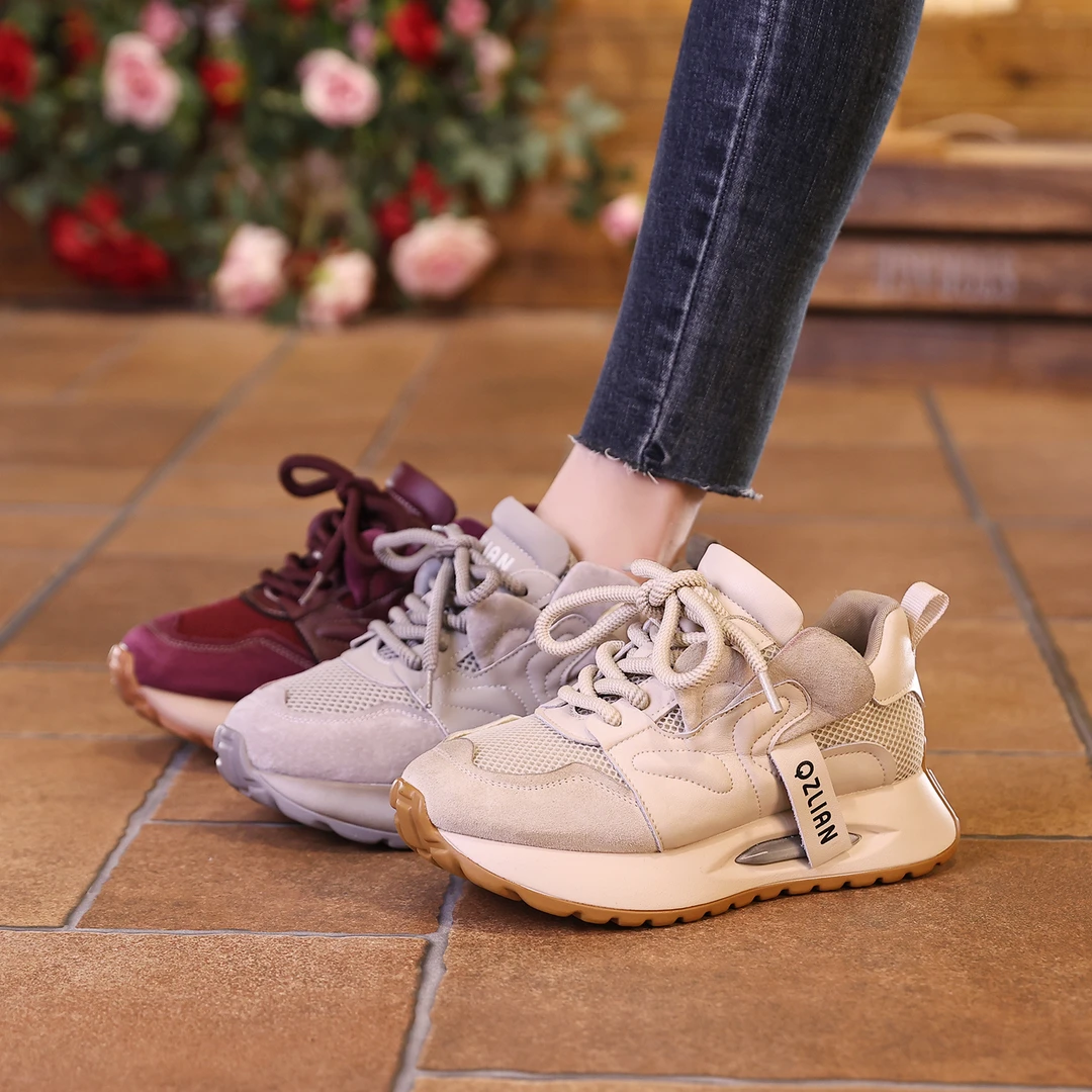 千之恋断码现货增高5CM2024春夏复古高能感厚底休闲百搭女鞋3303