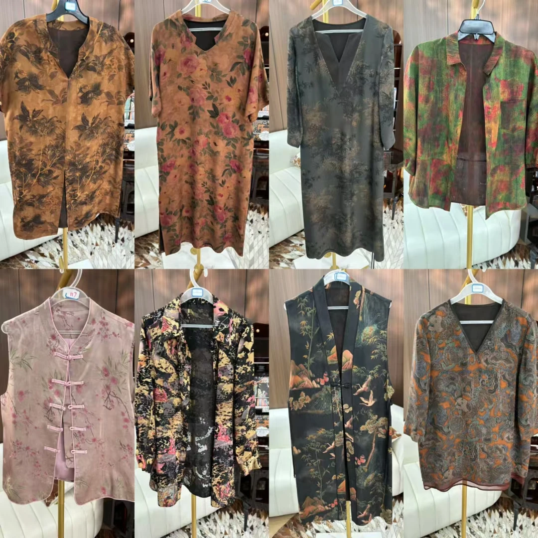 【3】新中式复古显瘦经典百搭腔调长款休闲连衣裙