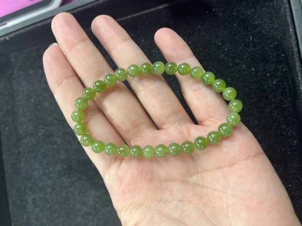 超级福袋/纯天然和田玉手串约6mm