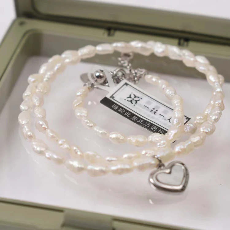 一花一人 合金项链 【闺蜜】巴洛克珍珠项链 气质白色轻奢时尚百搭