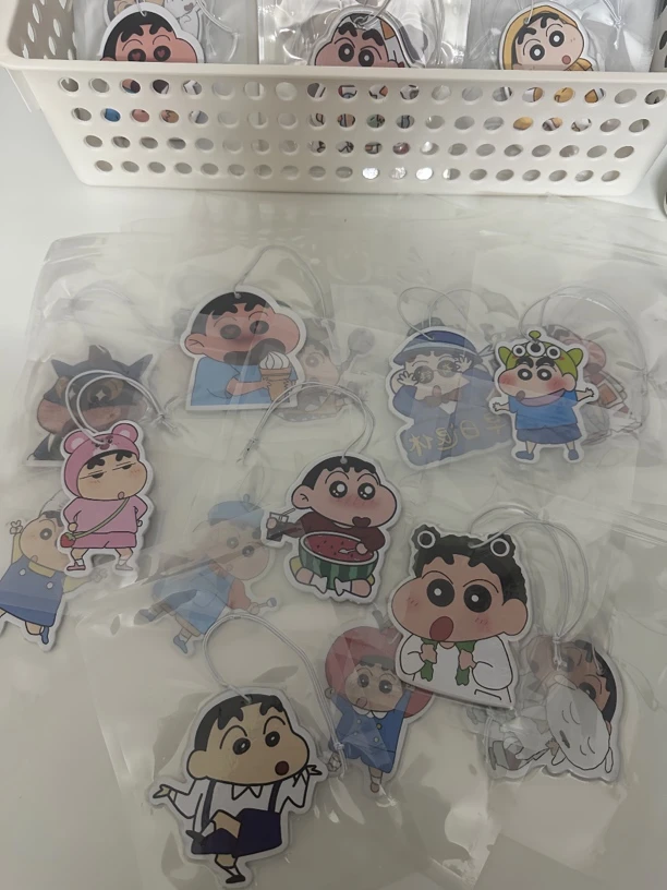 [数字对对碰]卡通车载衣柜鞋柜卫生间留香香薰片可爱挂件香片