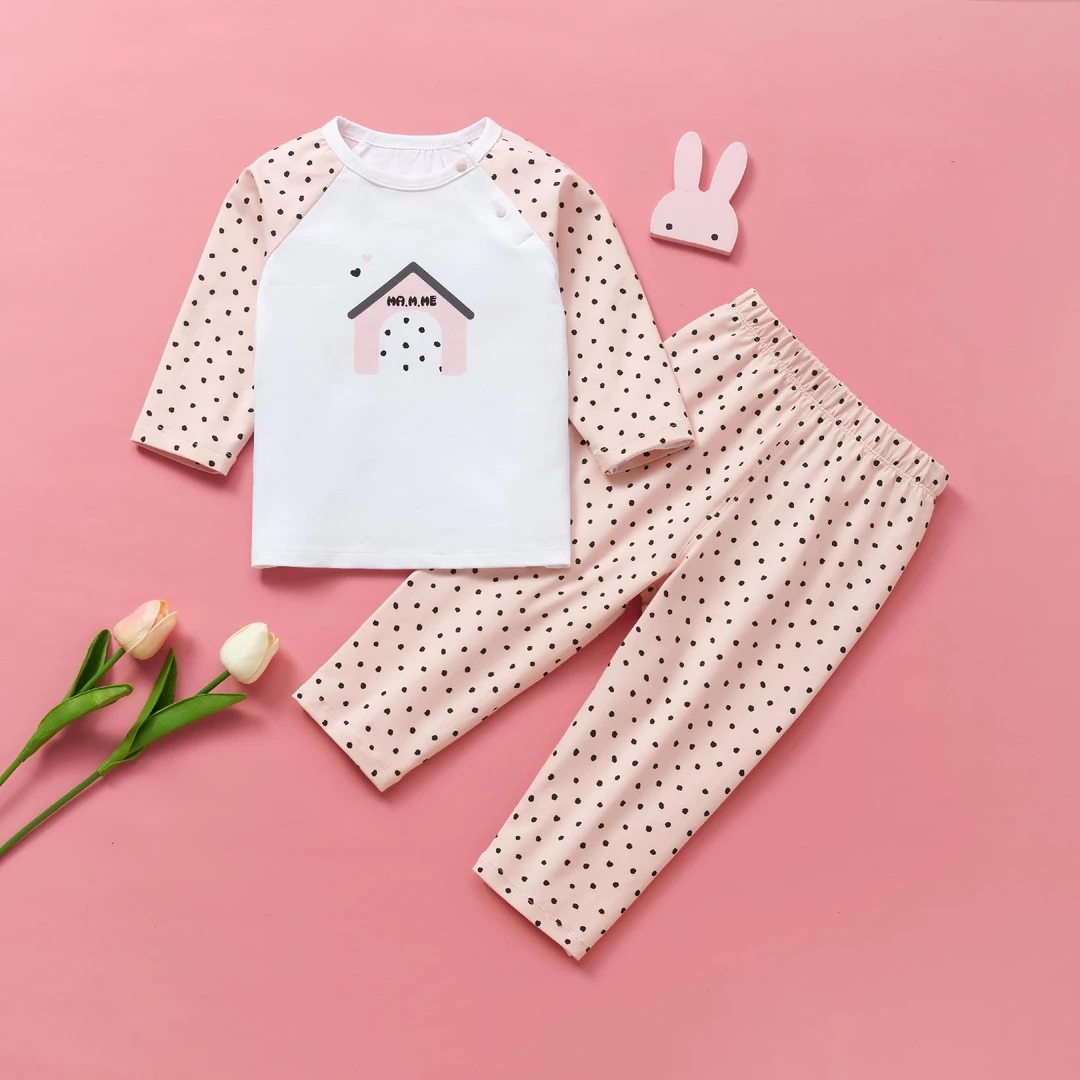 男宝/女宝长袖内衣套装家居服秋衣秋裤套装