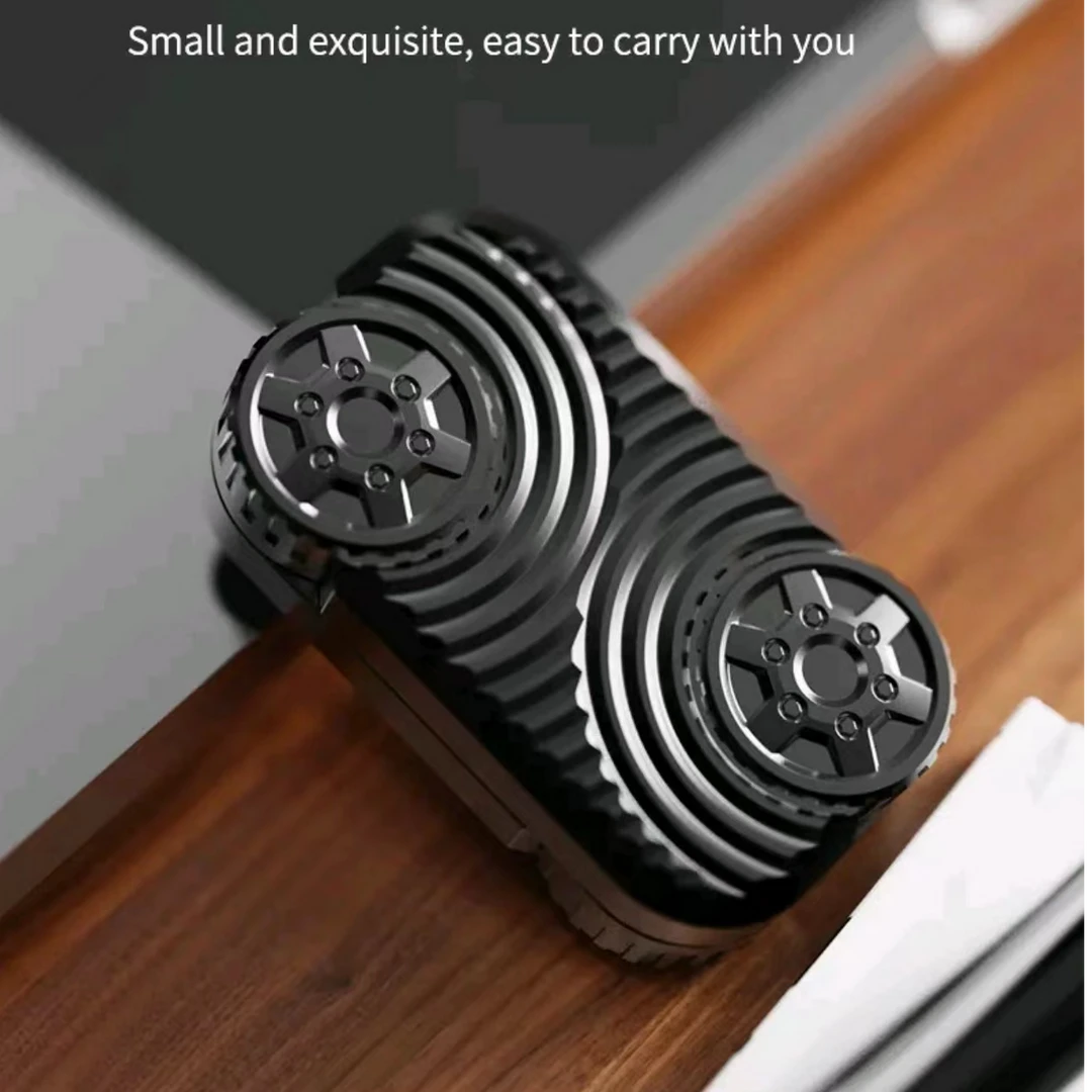 轮毂无限位金属磁力EDC啪啪币推牌解压神器摸鱼耍酷机械玩具edc