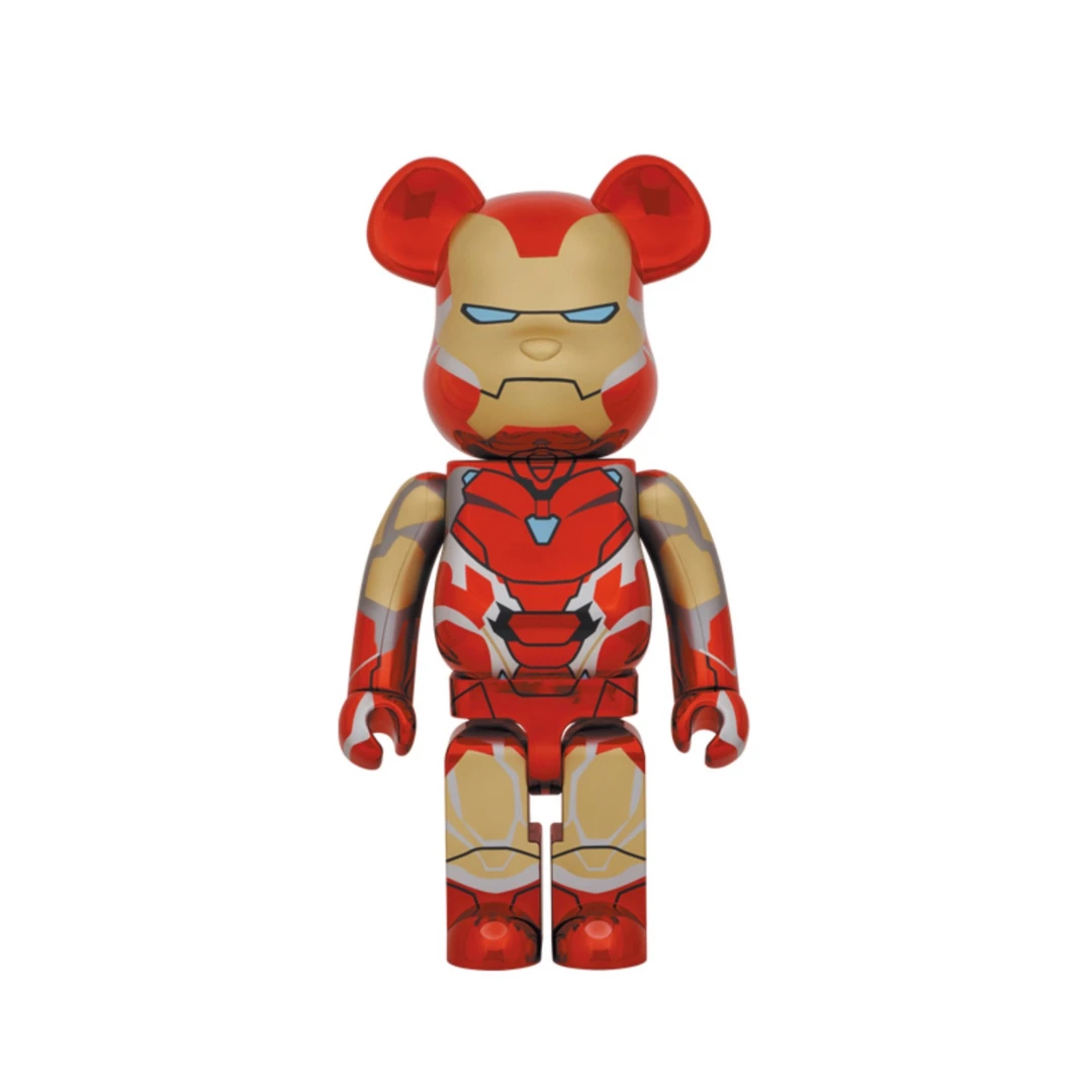 Bearbrick 积木熊 电镀 钢铁侠 mk85 1000%