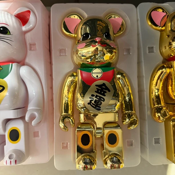 Bearbrick 积木熊 金运招财猫 400%