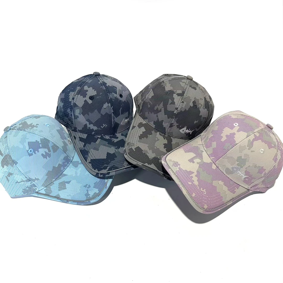 2024春夏棒球帽帽子男女新款刺绣钓鱼帽鸭舌帽户外遮阳帽