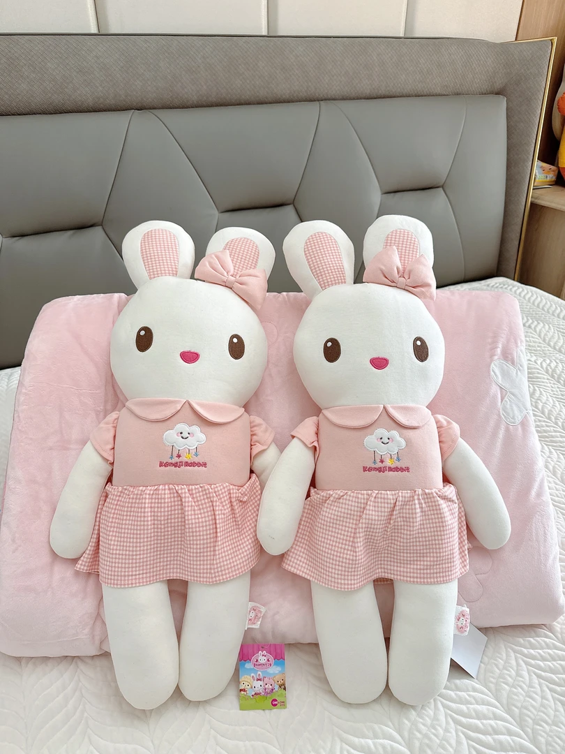 【李英花】特价！！韩国品牌出口尾货小粉兔抱枕L