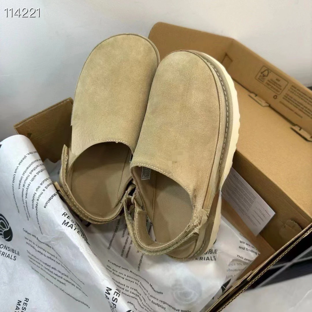 2024年家女士真皮2穿鞋拖