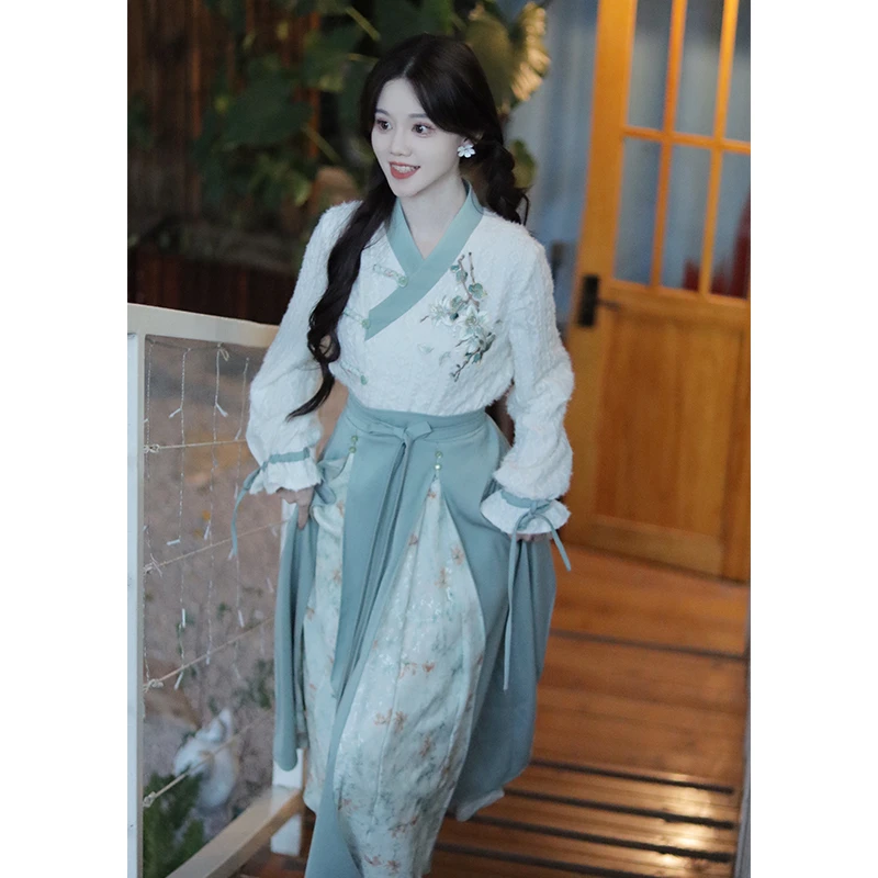 瑶西【雾里看花】汉服女装国风裙子富家千金春款古风爆款套装民族风