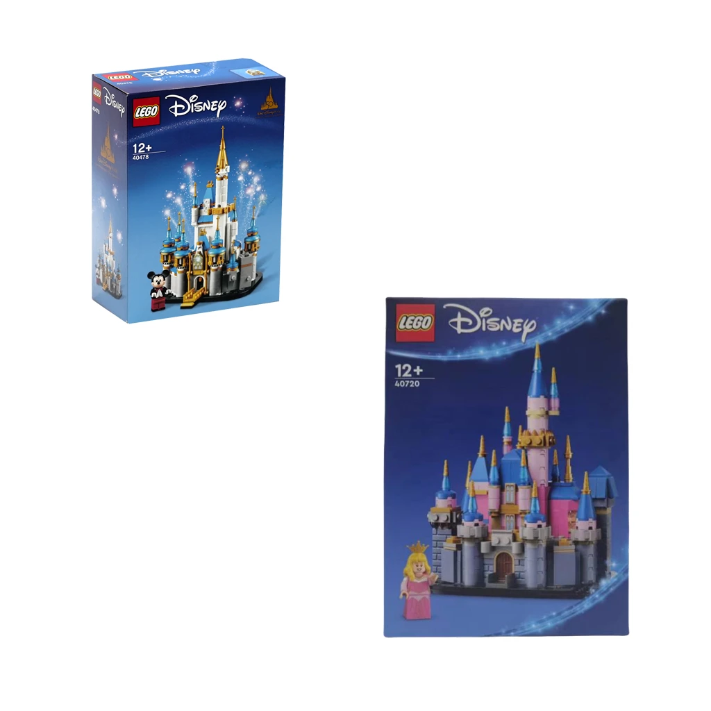 LEGO/乐高积木40478迷你迪士尼城堡+40720迷你睡美人城堡1组送礼