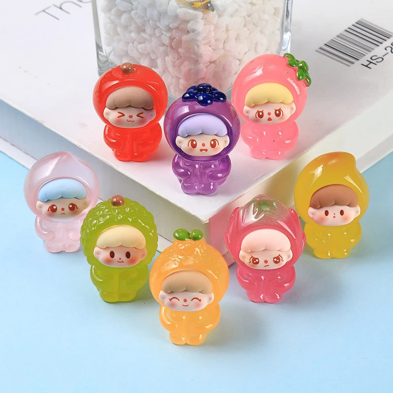 【直播拆】夜光水果崽崽三代玩具手工diy饰品摆件