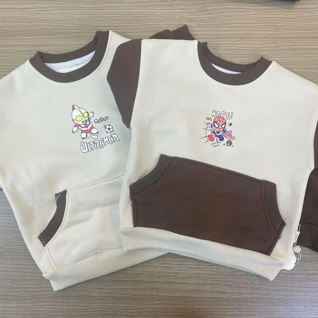 宝宝超级英雄拼色卫衣（微瑕）