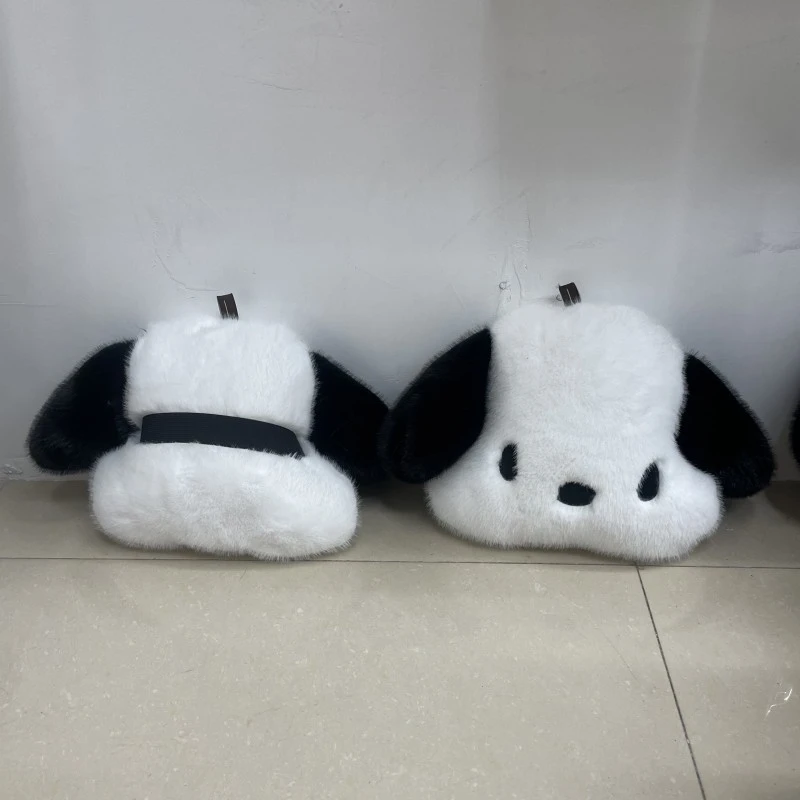 帕恰狗毛绒挂件仿貂毛玩偶人造毛公仔汽车腰枕皮草头枕装饰饰品