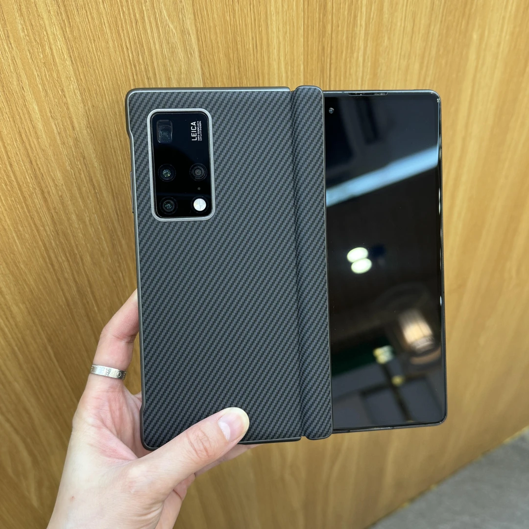 适用华为Matex2凯夫拉中轴全包手机壳X2折叠屏新款手机壳防摔防滑