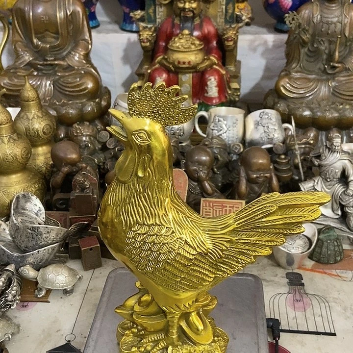 老杨铜器黄铜摆件。