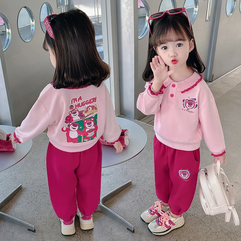 2024新款女童卫衣洋气套装女孩秋季女宝宝网红运动儿童两件套爆款