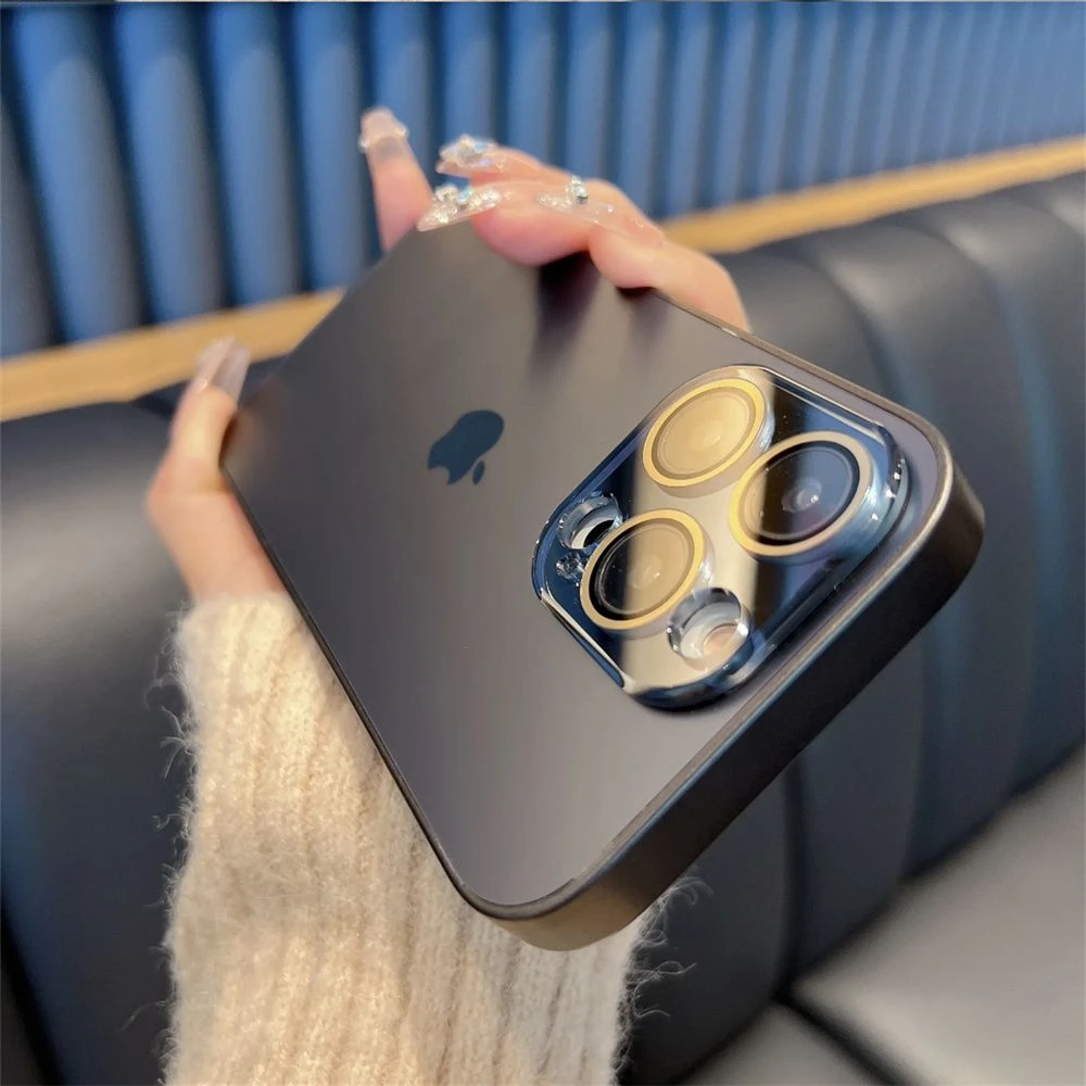纳米AG磨砂硬壳iPhone14Pro手机壳13苹果14ProMax全包12/11男女