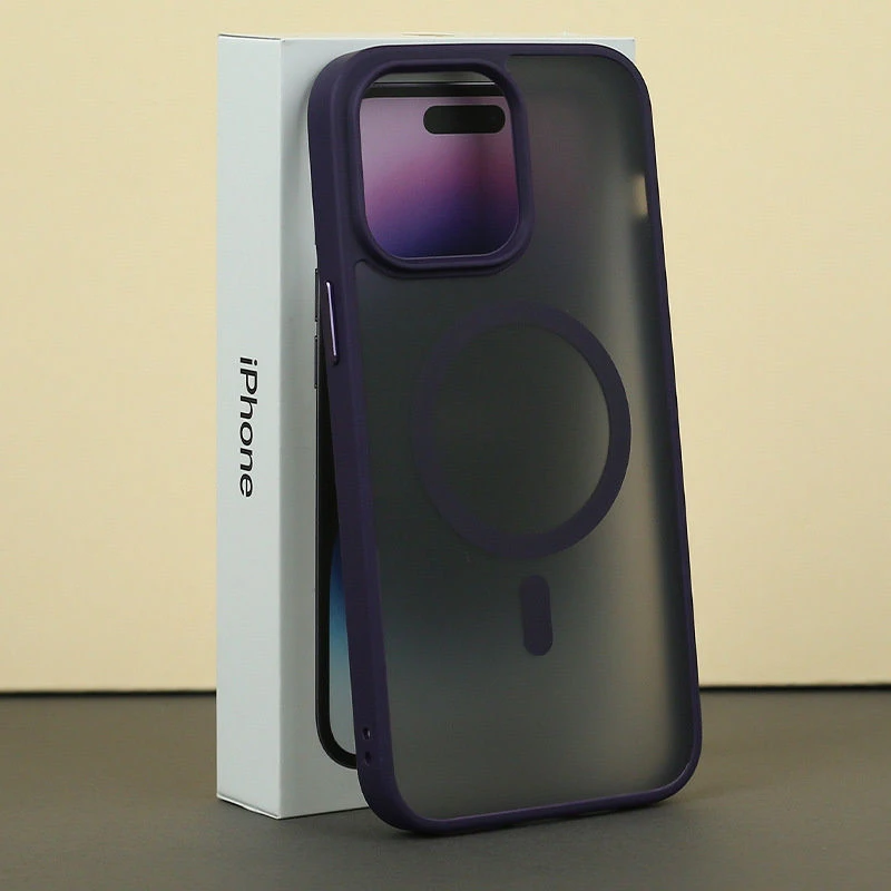 苹果14promax手机壳磨砂iPhone13肤感12磁吸防摔保护套爆款手机壳
