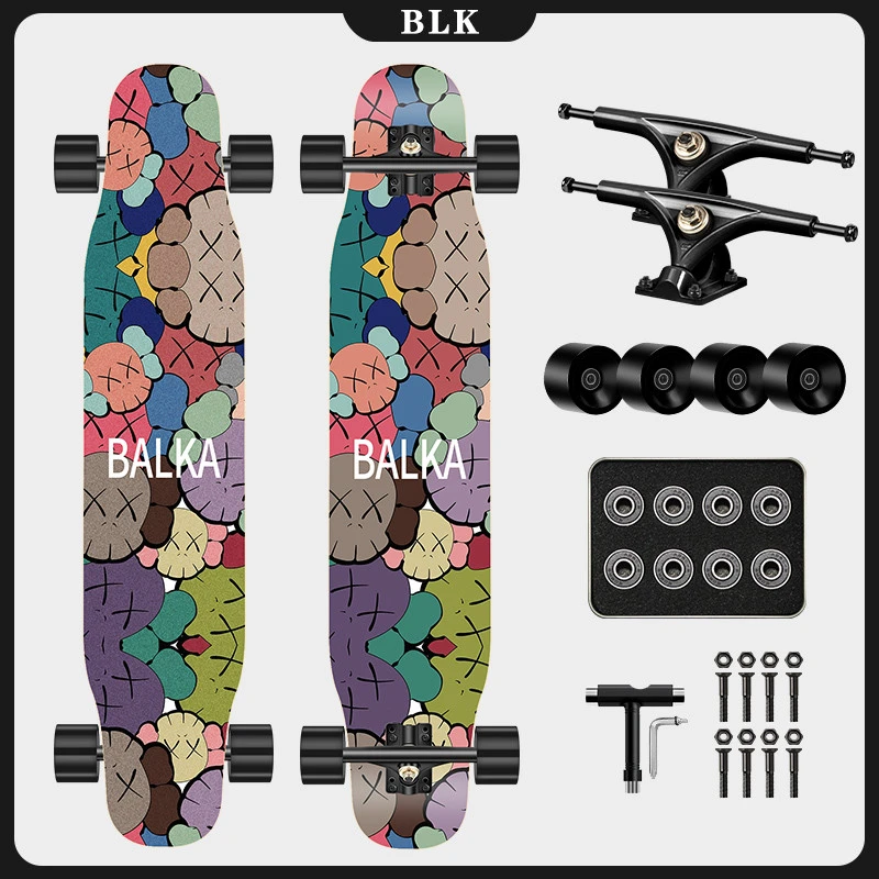 balka长板滑板板女男生初学者成人舞板女生青少年儿童公路板