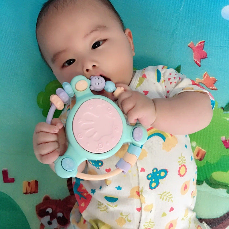 婴儿手拍鼓玩具宝宝音乐拍拍鼓早教益智幼儿童0一1岁6-12个月幼儿