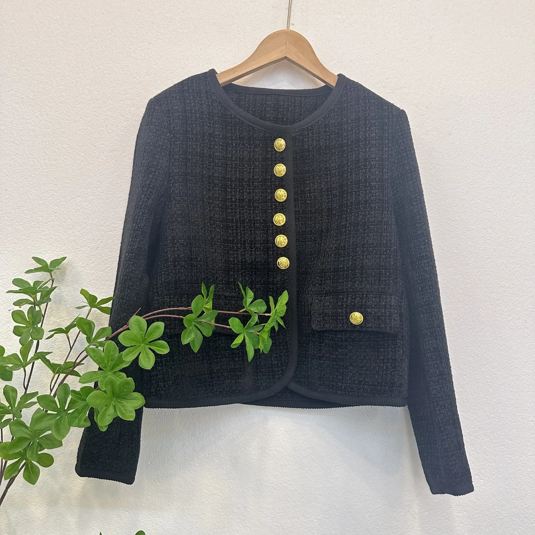 【罗马】秋款法式轻奢通勤短外套3093W798B小香风