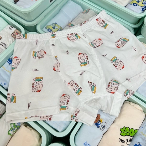 特价处理儿童内裤4条装男女童平角裤莫代尔莫棉无骨内裤