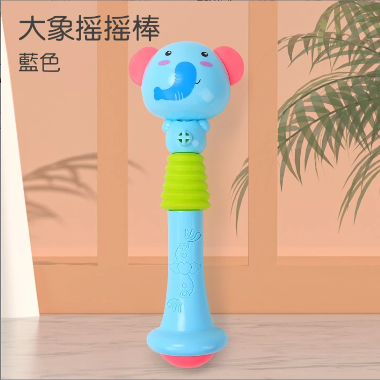 婴儿抓握可啃咬BB棒玩具宝宝安抚趣味0-1岁哄娃神器