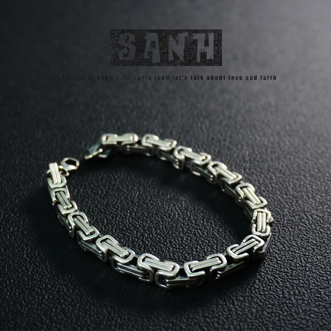 925银手链 SANH手链【龙骨】925银