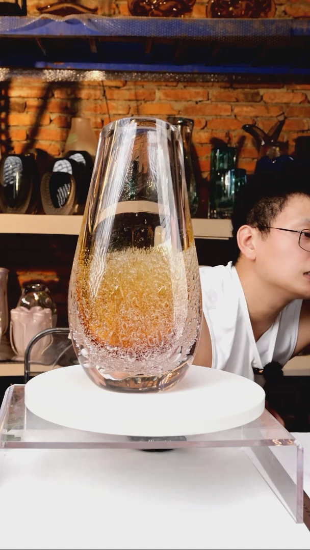 【闪购商品】出口琉璃花瓶摆件高度33.5