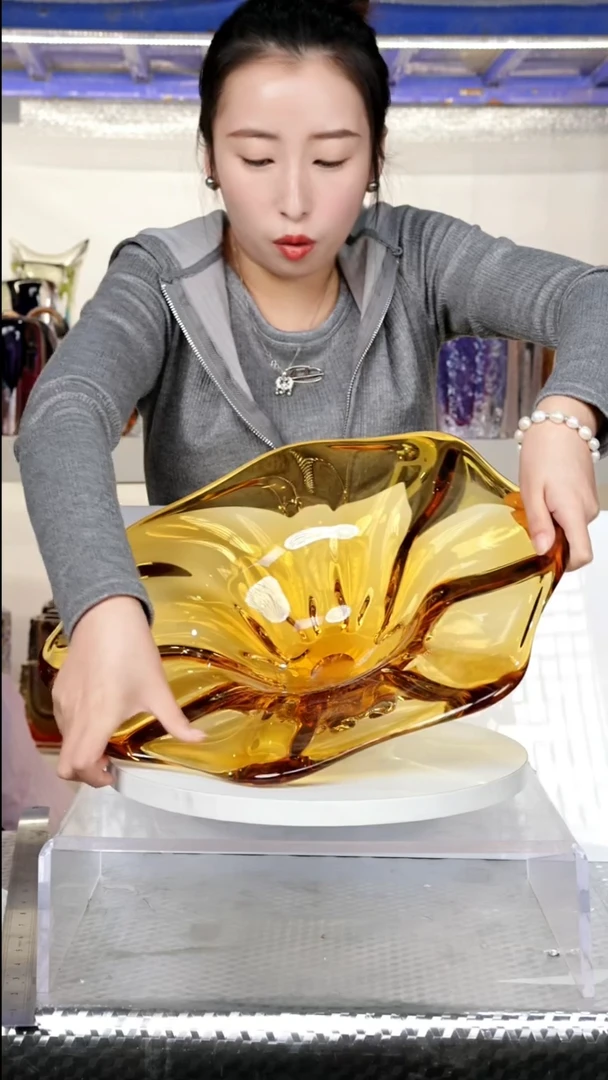 【闪购商品】【幻彩琉璃】高精品琉璃摆件正常手工痕迹